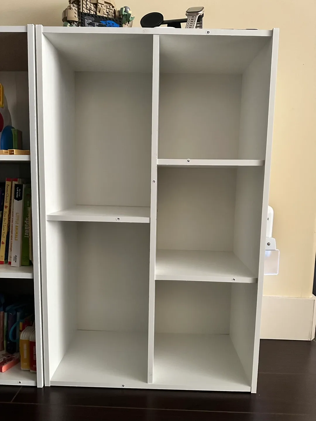 BNIB Furinno 5-Cube Open Shelf Bookcase - White