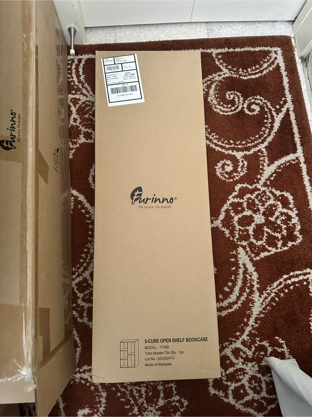 BNIB Furinno 5-Cube Open Shelf Bookcase - White - photo 2