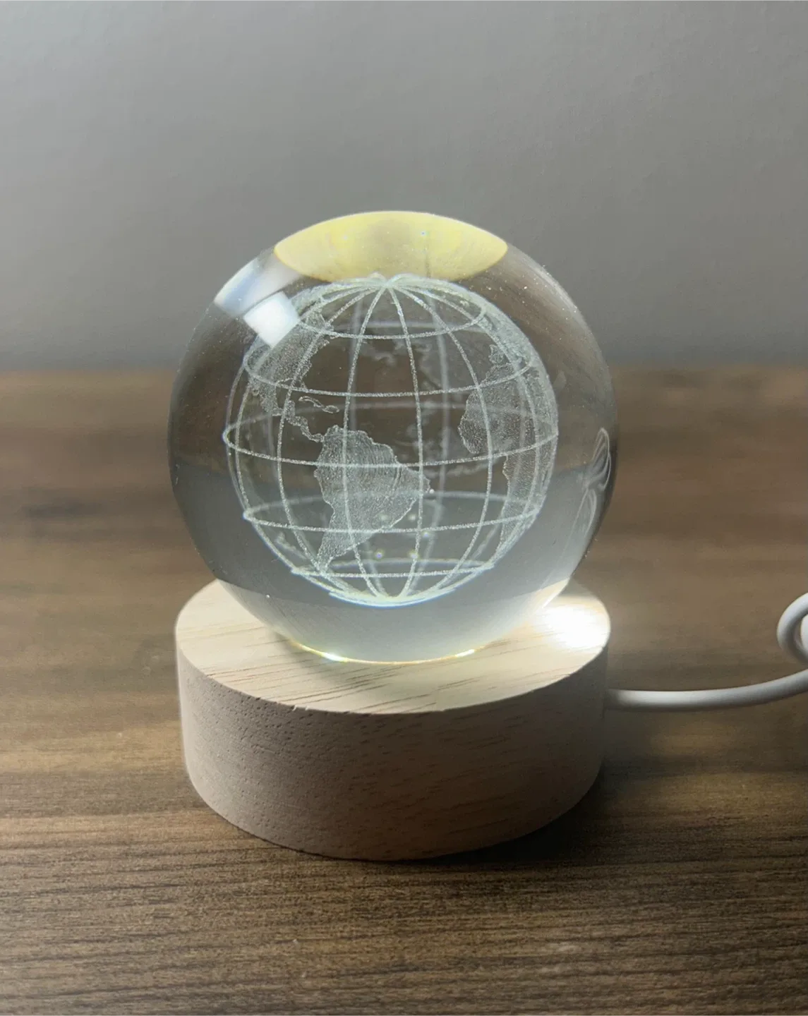 LED Earth Crystal Ball Light – Secure Today! thumbnail