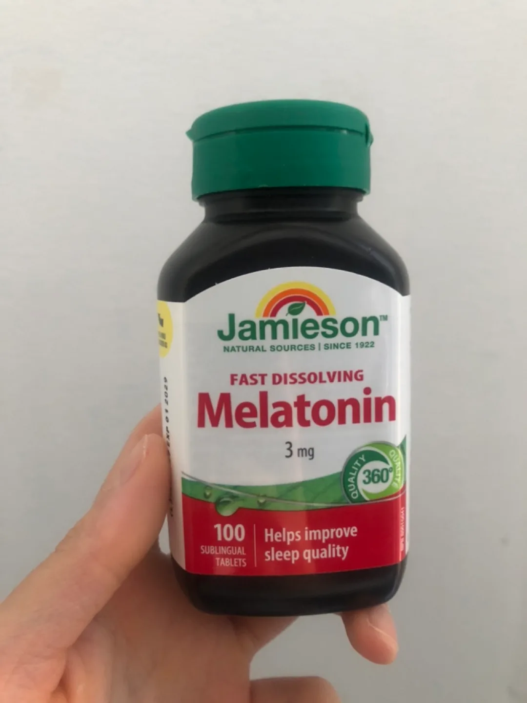 Jamieson Melatonin 3mg - 100 Sublingual Tablets thumbnail