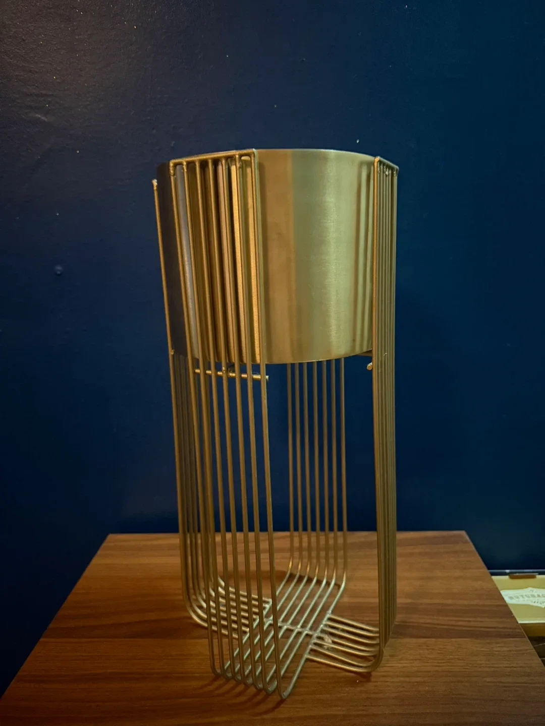 Gold Metal Plant Stand thumbnail