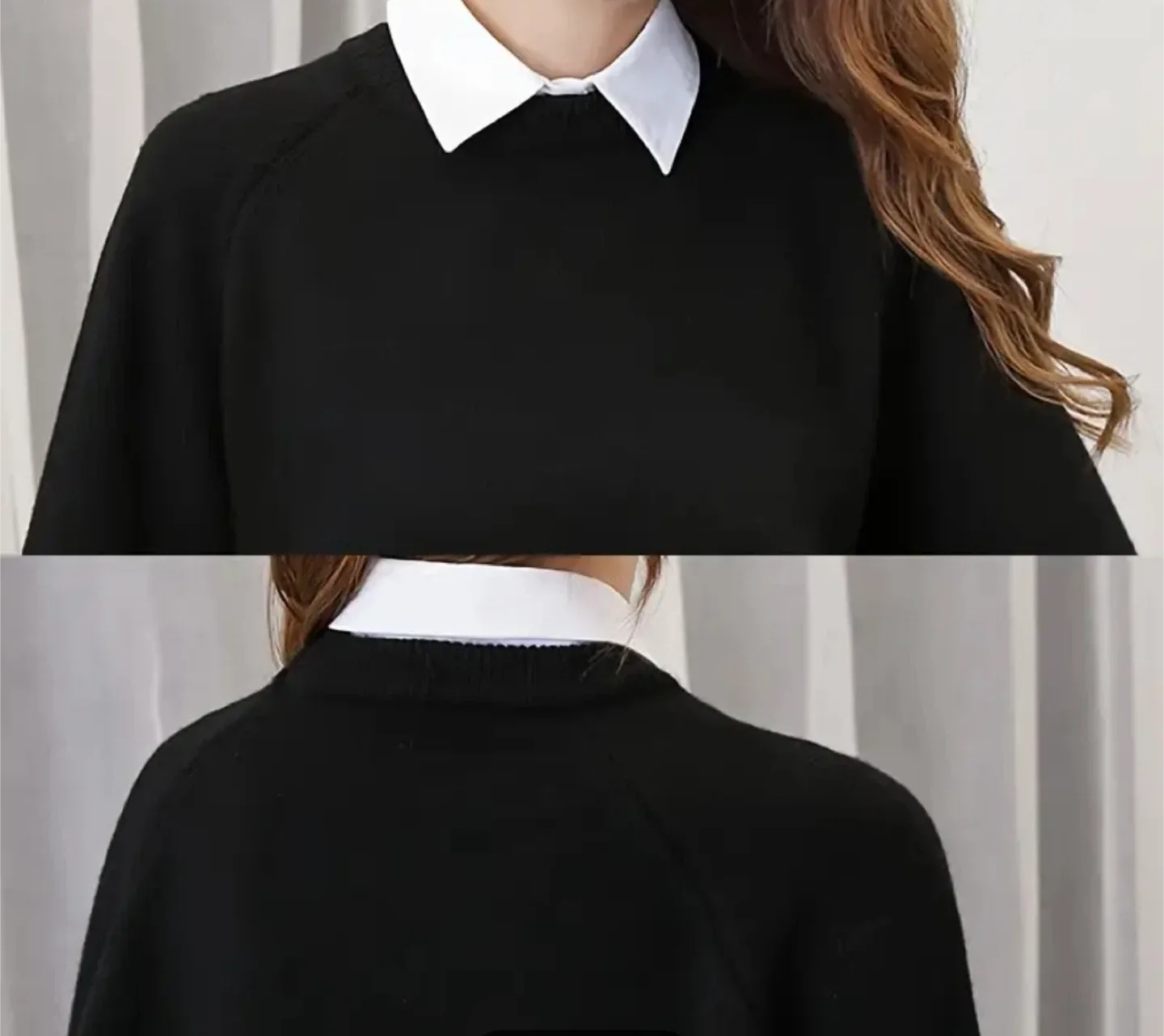 Detachable Dickey Collar - White image indicator(2)