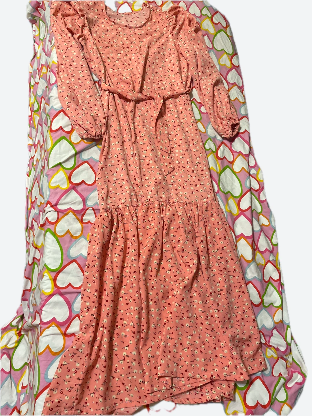 Floral Print Dress - Pink