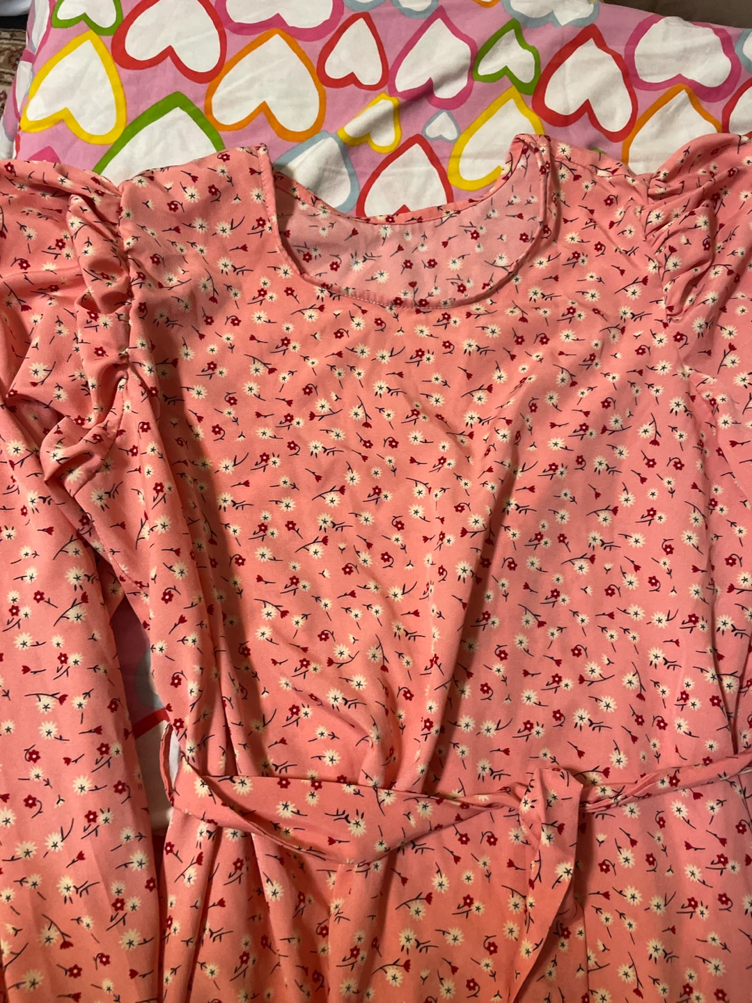 Floral Print Dress - Pink - photo 2