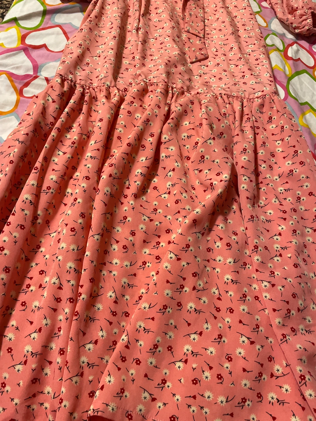 Floral Print Dress - Pink - photo 3