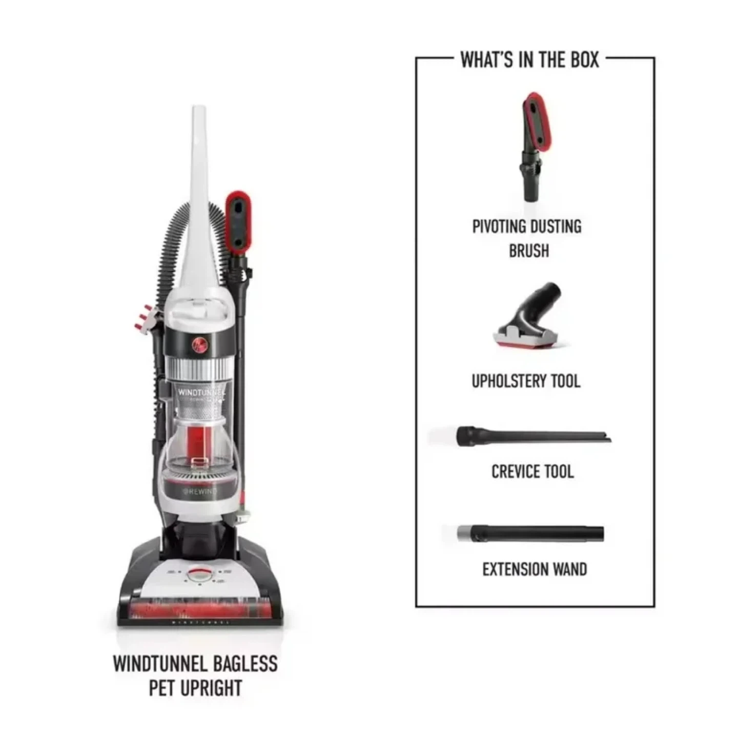 Hoover WindTunnel Bagless Pet Upright Vacuum - photo 2