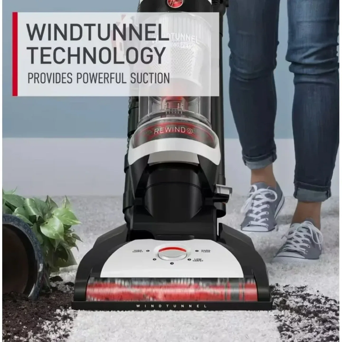 Hoover WindTunnel Bagless Pet Upright Vacuum image indicator(4)