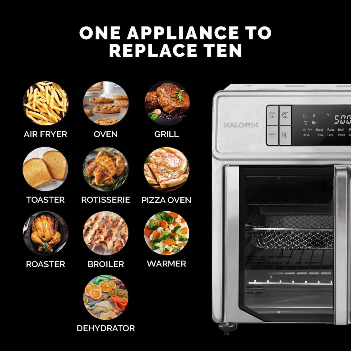 Kalorik Air Fryer Oven image indicator(4)