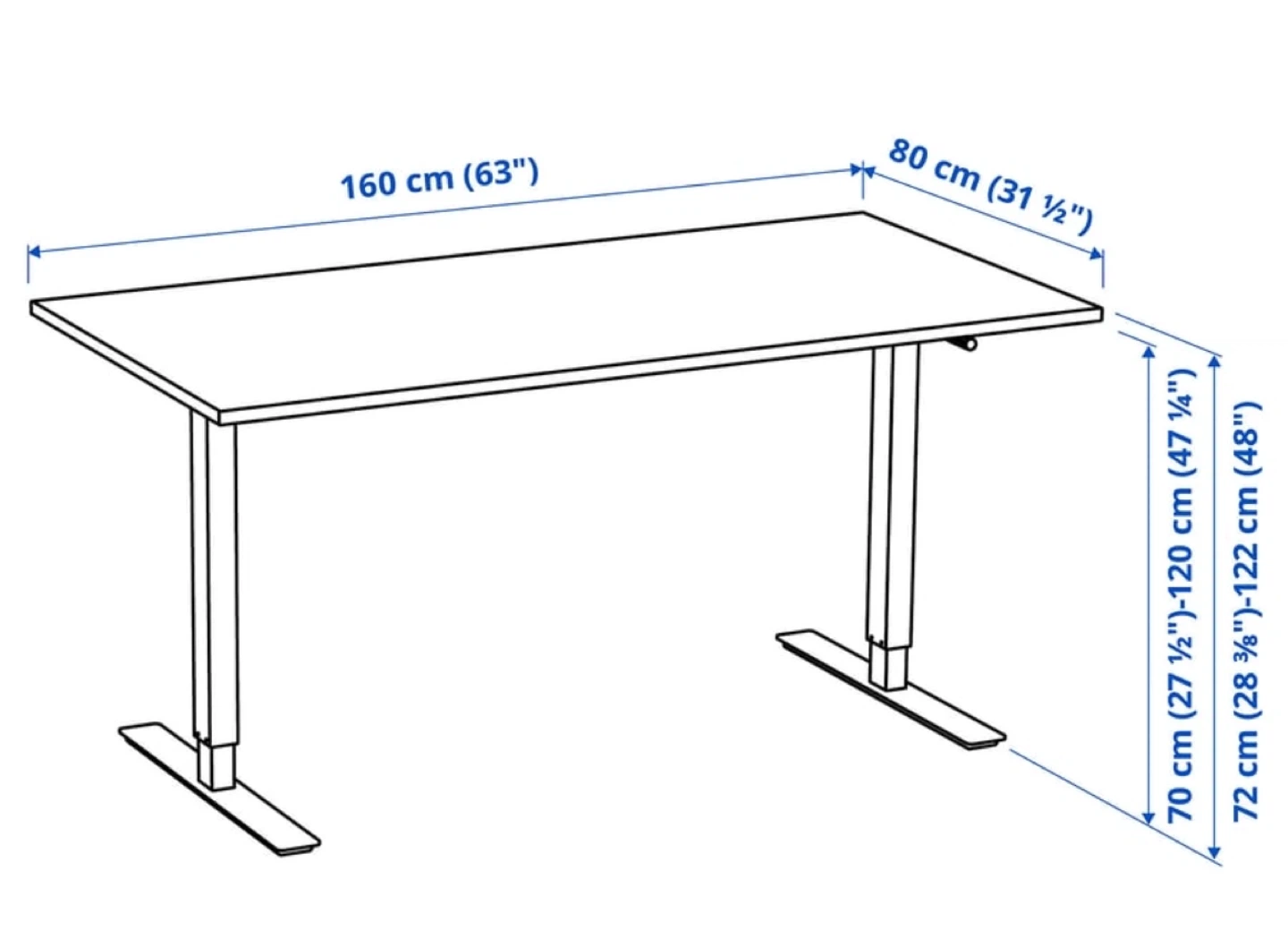 IKEA Trotten Standing Desk – Great Condition - photo 3