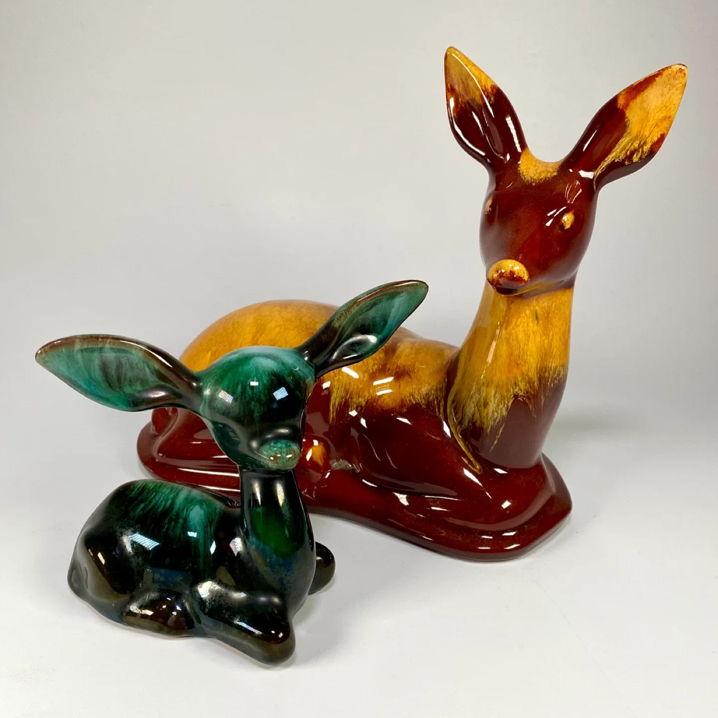 Pair of Vintage BMP Deer Figurines thumbnail