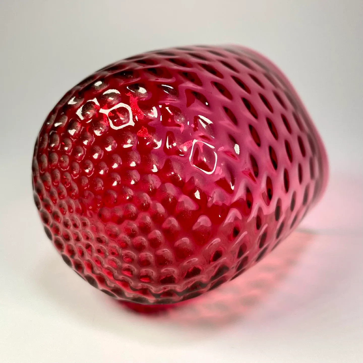 Vintage Blown Art Glass Cup image indicator(3)