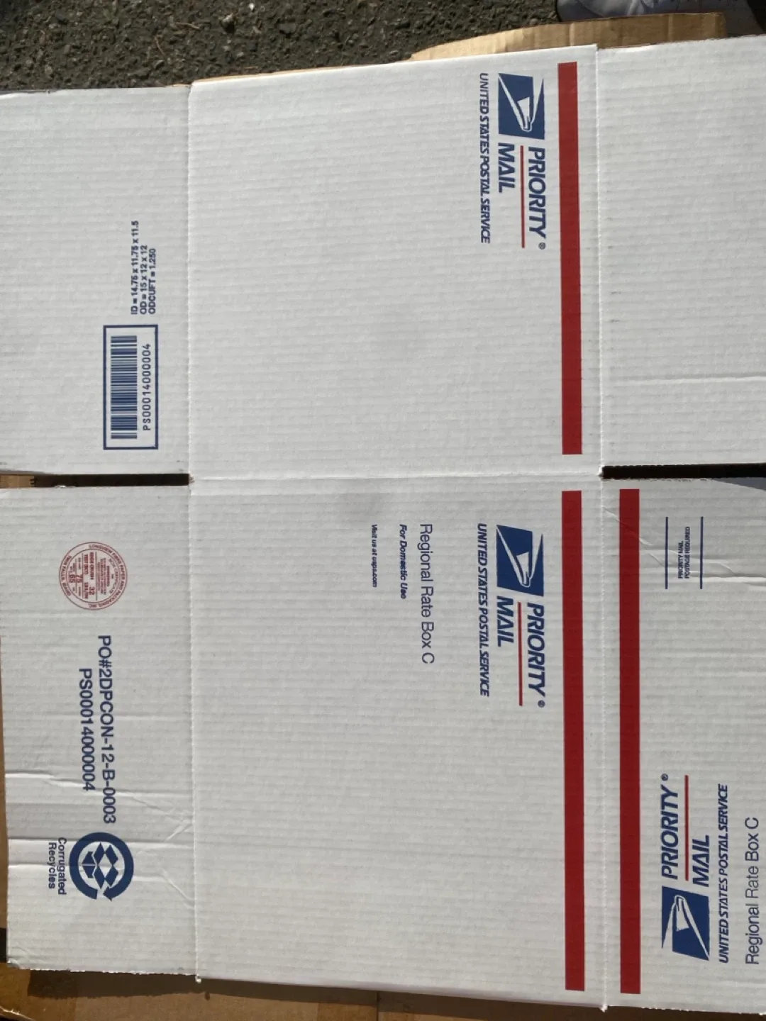 USPS Priority Mail Regional Rate Box B image indicator(3)