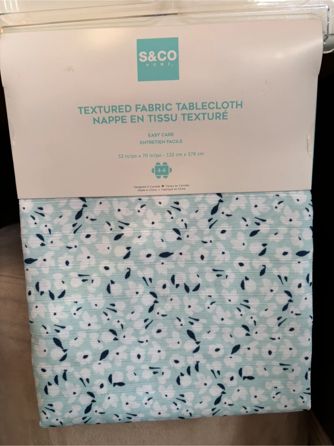 Fabric Tablecloth - 52x70 in , 3 for $10 - photo 2