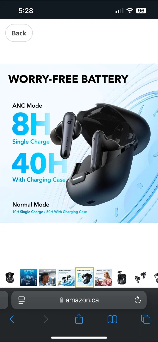 Anker Soundcore Liberty 4 NC Noise Cancelling Earbuds image indicator(5)