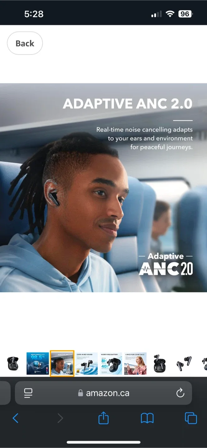 Anker Soundcore Liberty 4 NC Noise Cancelling Earbuds image indicator(3)