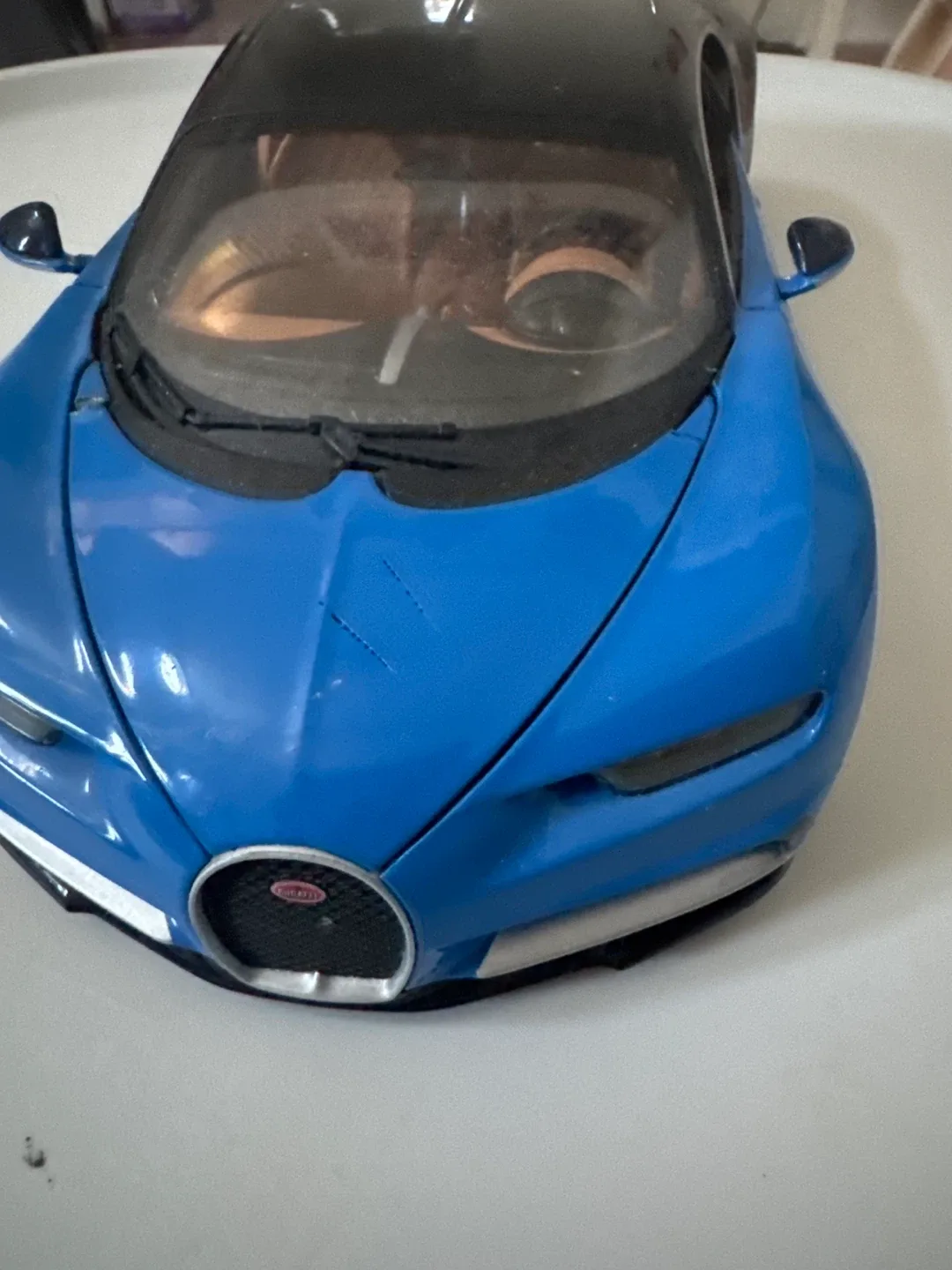 Bugatti Chiron Blue & Black Diecast Model Car image indicator(2)