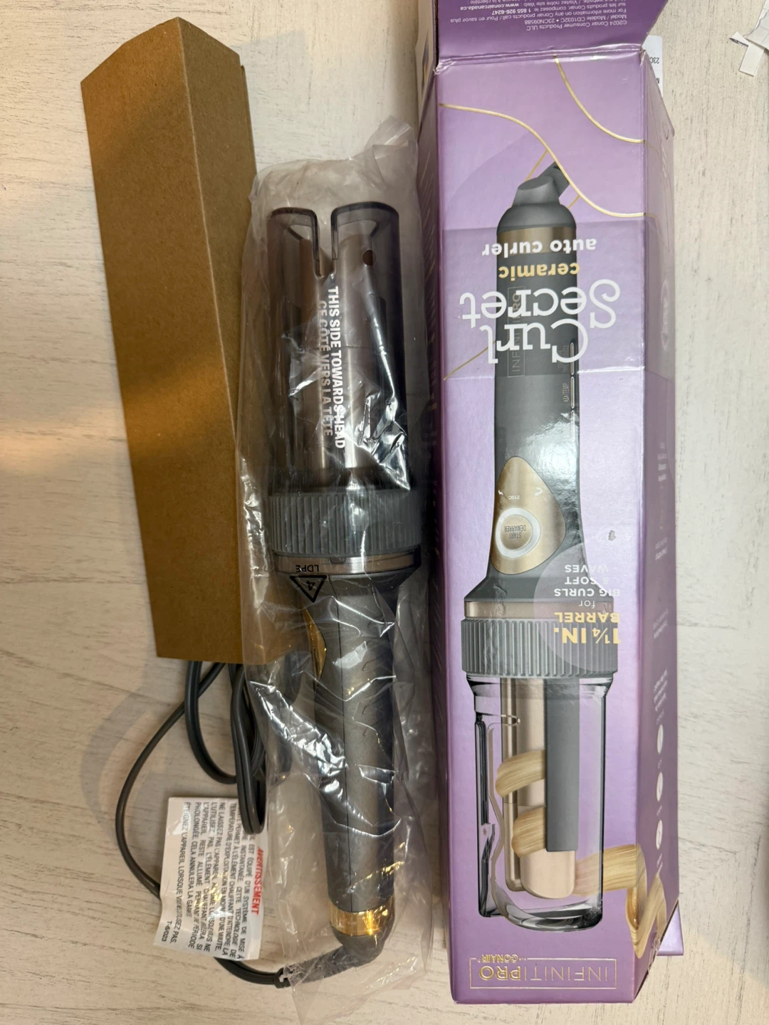 Infiniti Pro Curl Secret Ceramic Auto Curler - NEW - photo 3