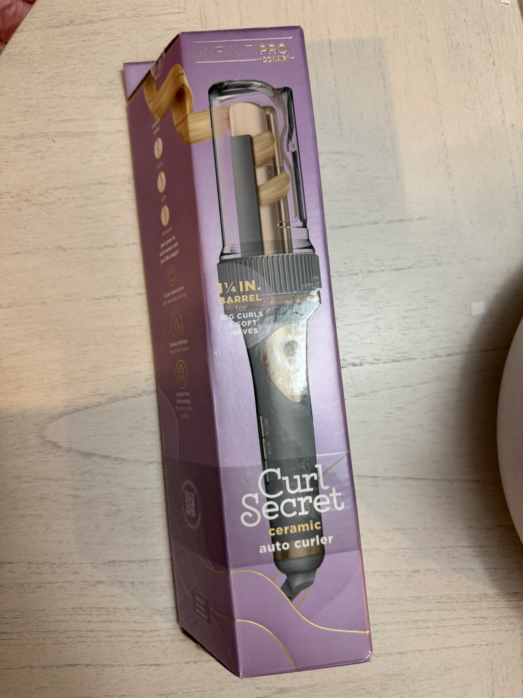 Infiniti Pro Curl Secret Ceramic Auto Curler - NEW