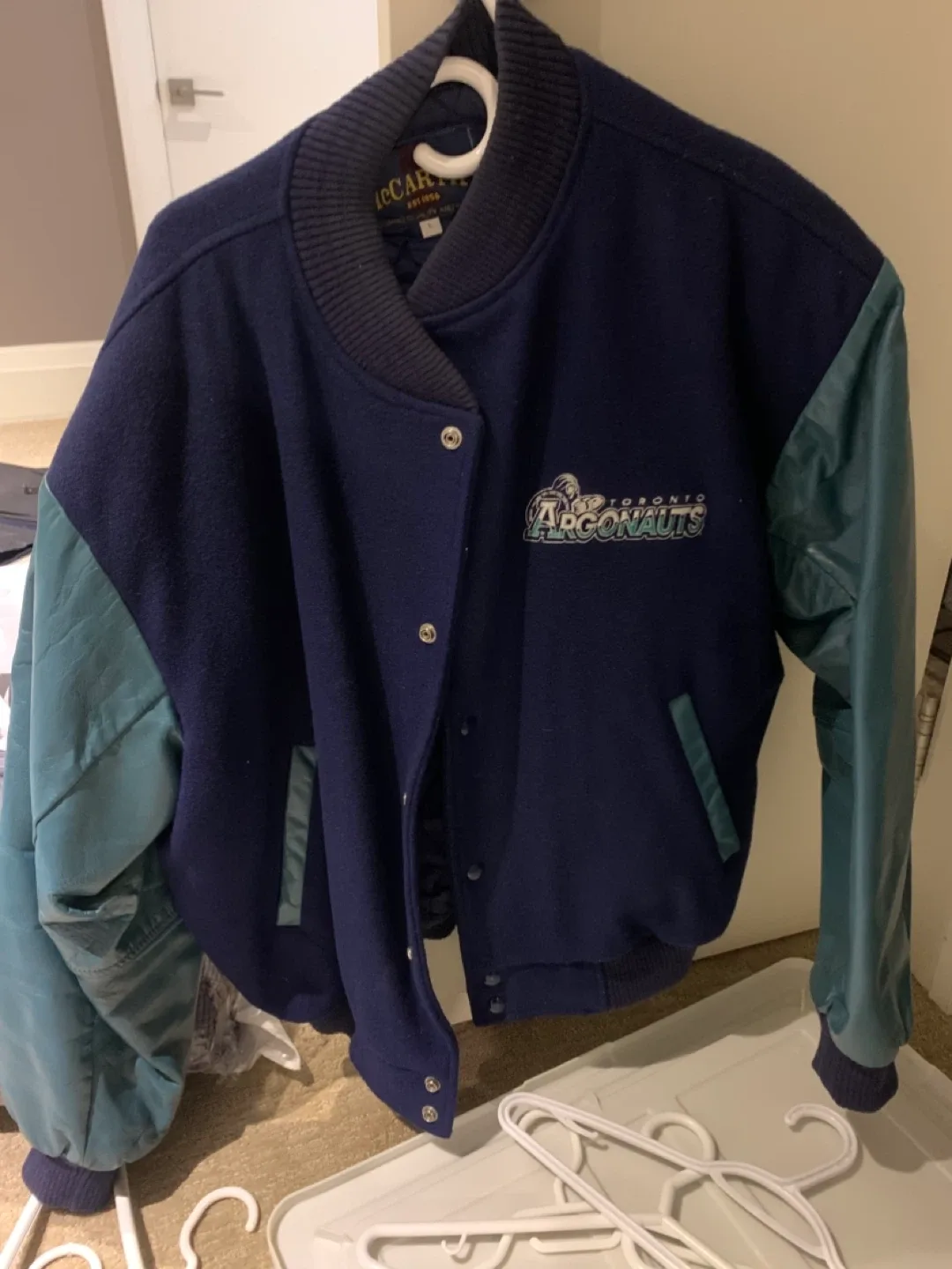 Toronto Argonauts Varsity Jacket - Size L thumbnail