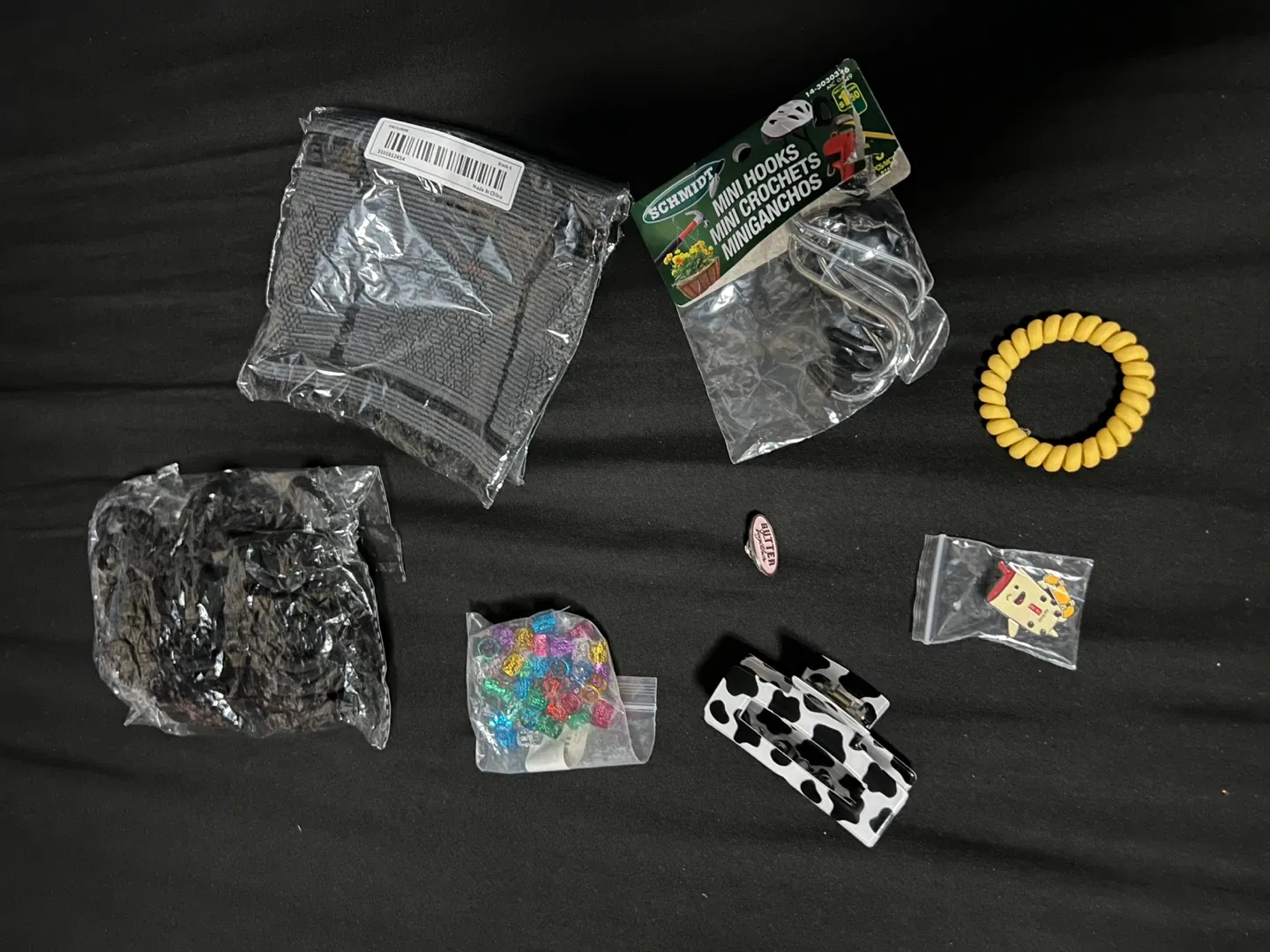 Assorted Hair Accessories & Mini Hooks