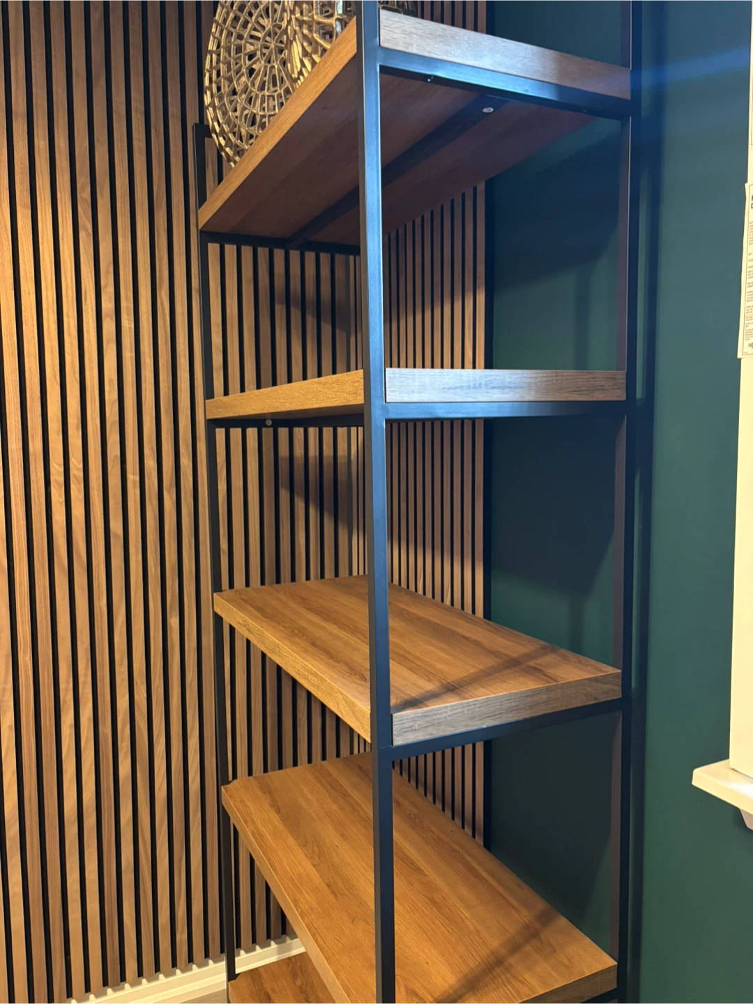 Wood and Metal Shelf