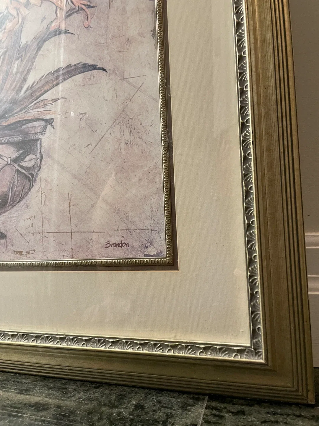 Floral Print Wall Art Guardian of the Forest by Richard Brandon image indicator(4)