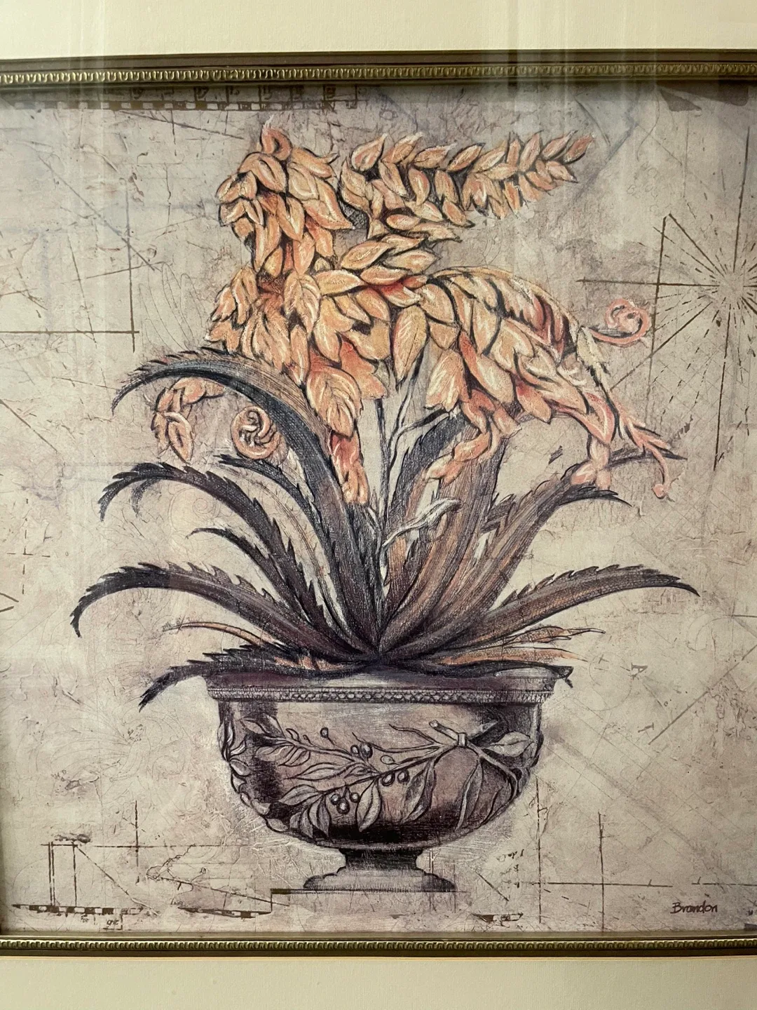 Floral Print Wall Art Guardian of the Forest by Richard Brandon image indicator(3)