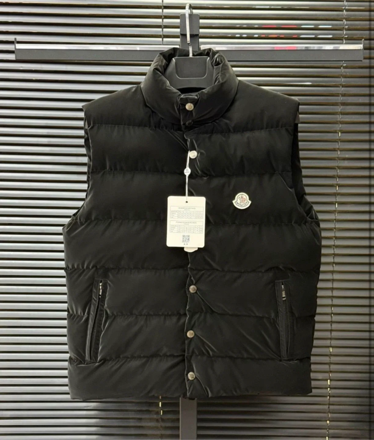 Moncler Black Padded Vest thumbnail