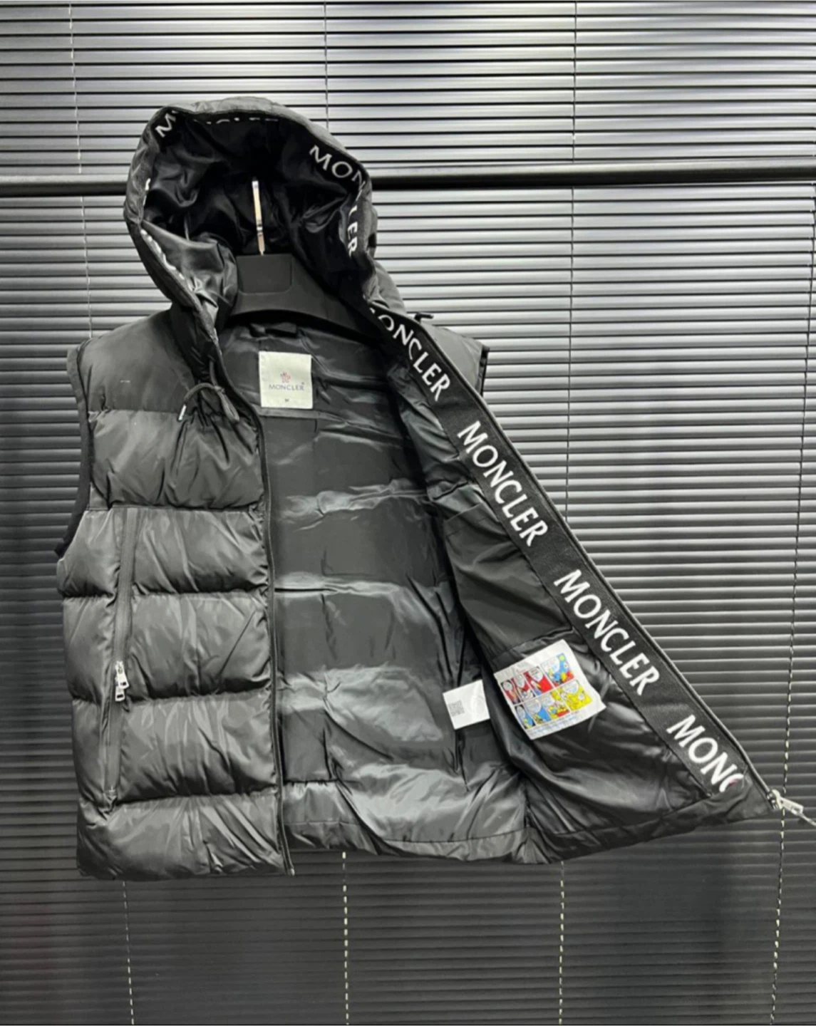 Moncler Black Padded Vest