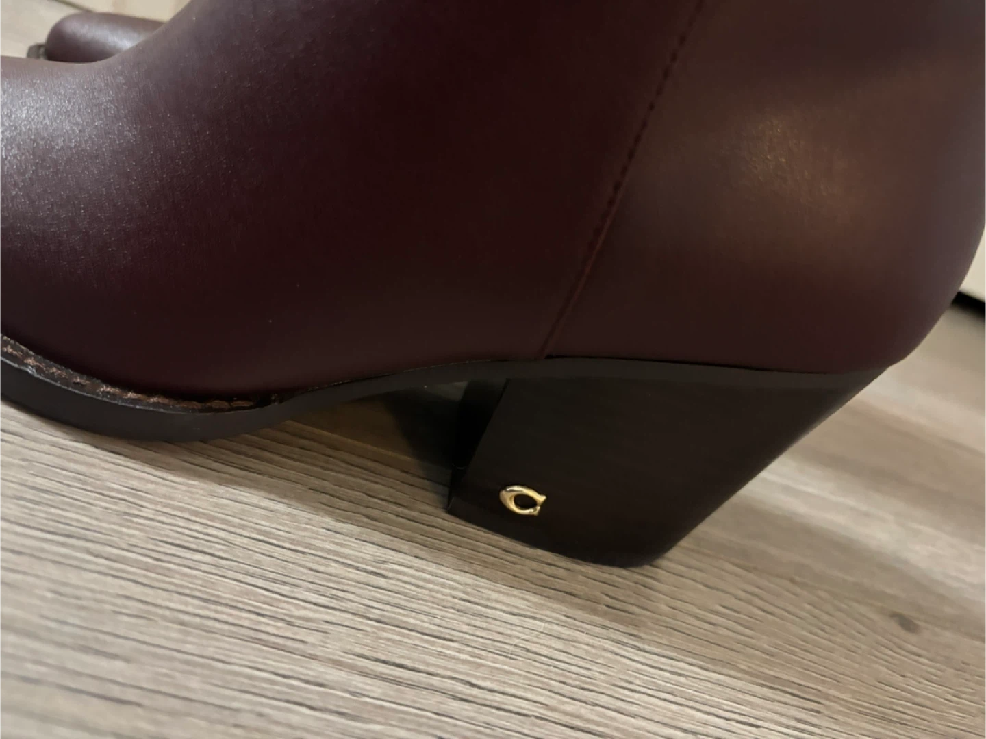 New Coach Leather Heeled Ankle Boots - photo 2