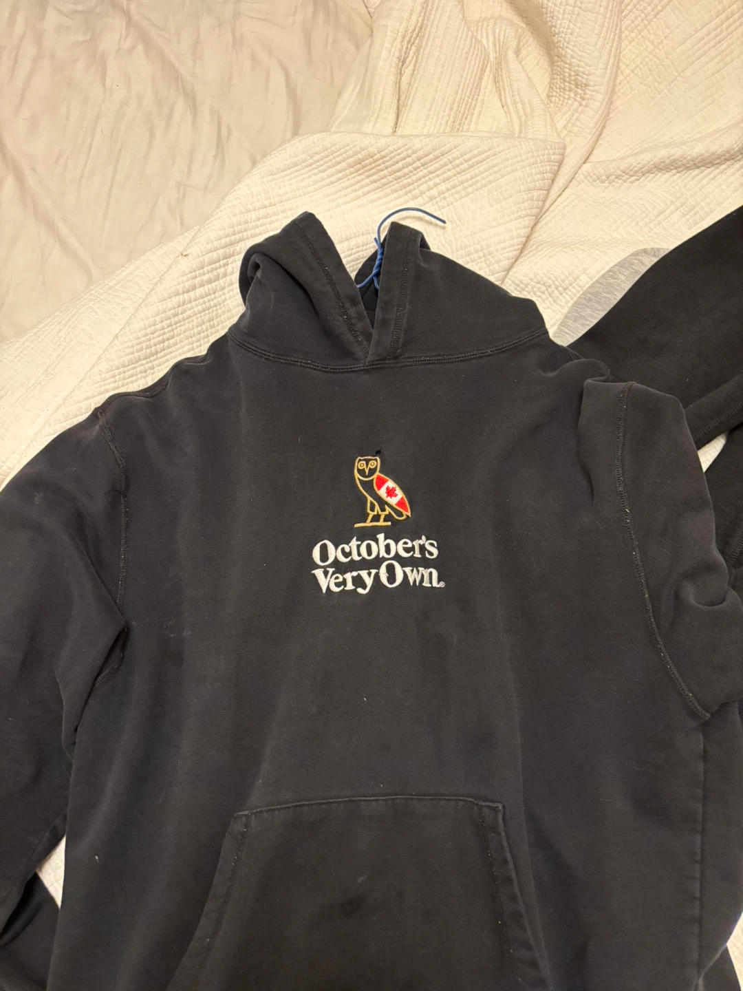 October's Very Own (OVO) Black Hoodie - Size L