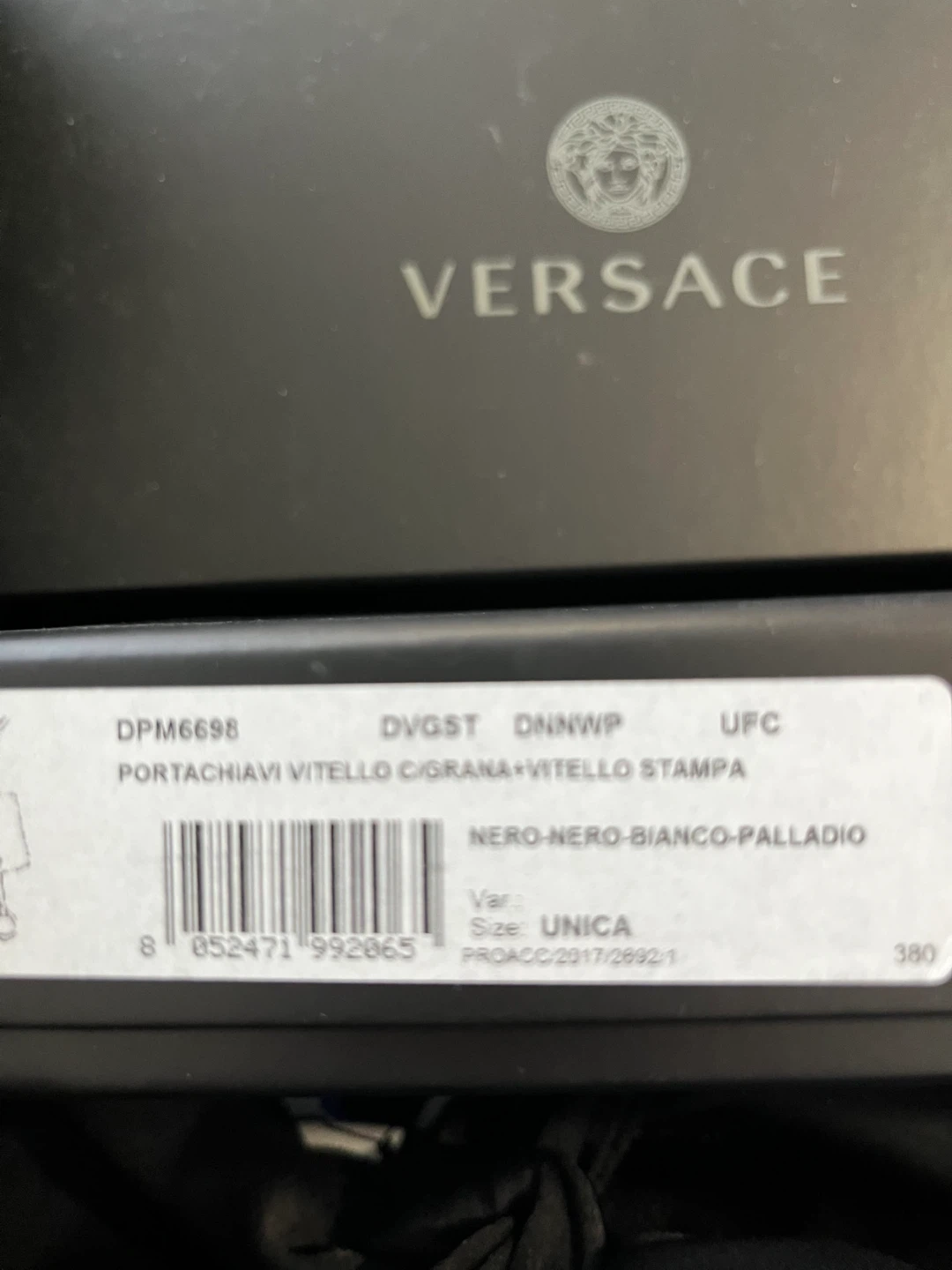 Versace Leather Keychains - Nero, Navy, Turquoise - photo 4