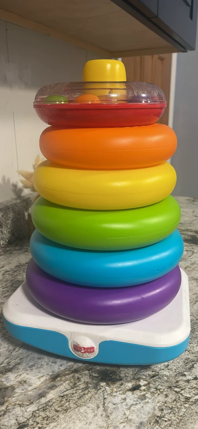 Fisher-Price  Large Brilliant Basics Rock Stack Baby Toy