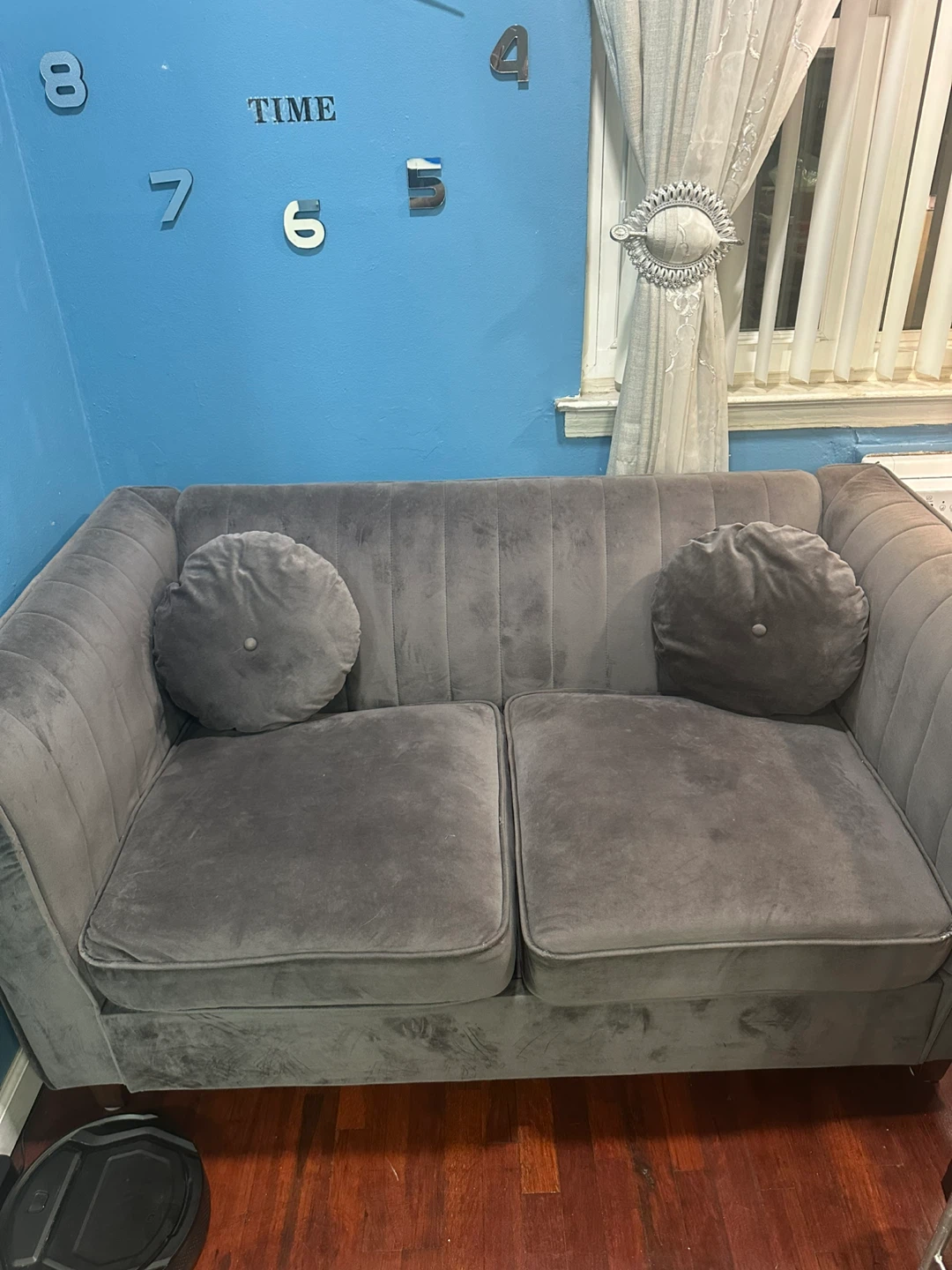 Gray Loveseat, Sofa and Armchair Set