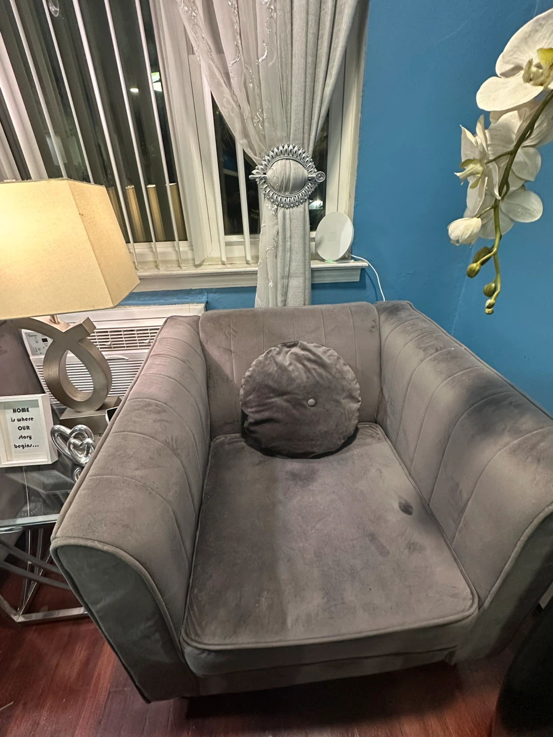 Gray Loveseat, Sofa and Armchair Set - photo 4
