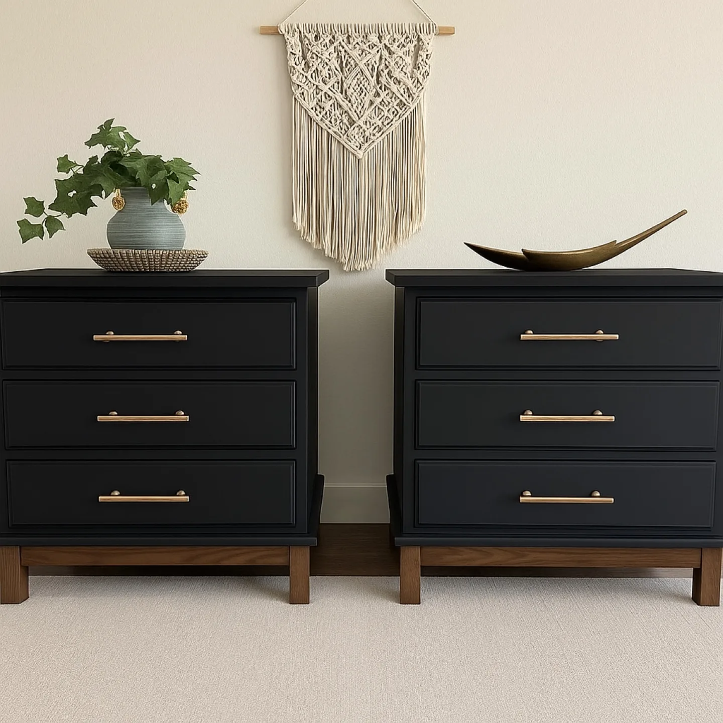 Solid Cherry End Tables – Professionally Refinished ✨ image indicator(7)