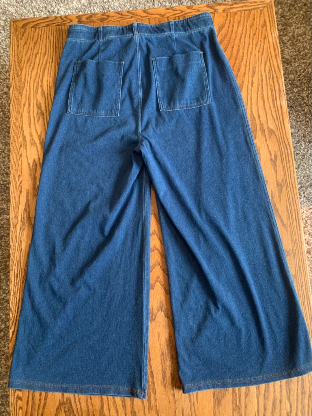 Women’s Wide Leg Denim Pants - Size L - photo 2