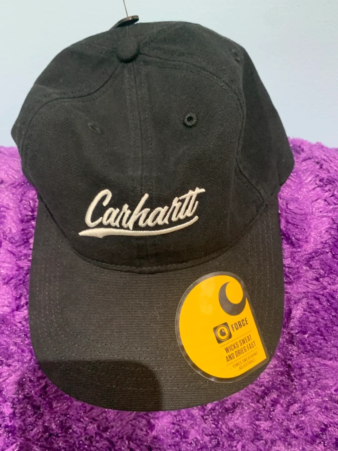 Carhartt AH247-7W Black Womens Baseball Cap - OS thumbnail