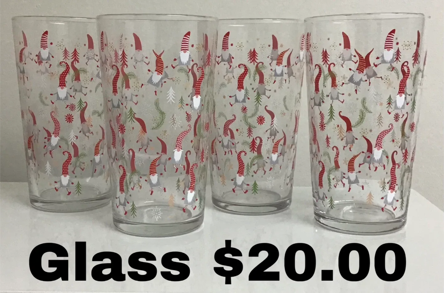3 Sets of 4, Decorative Glasses image indicator(3)