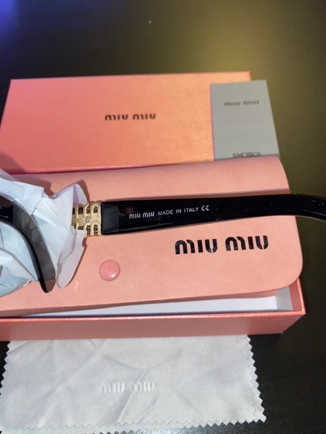 Miu Miu Sunglasses with Case - photo 2