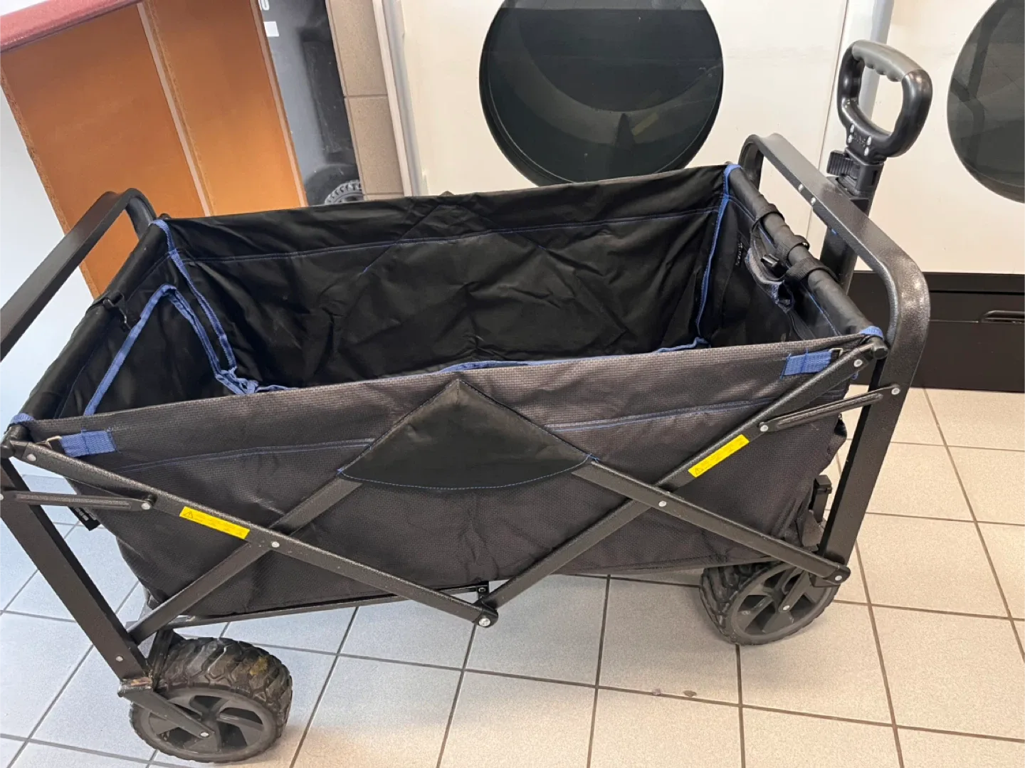 Folding Wagon Cart - Black - Mini Version 300LBS thumbnail