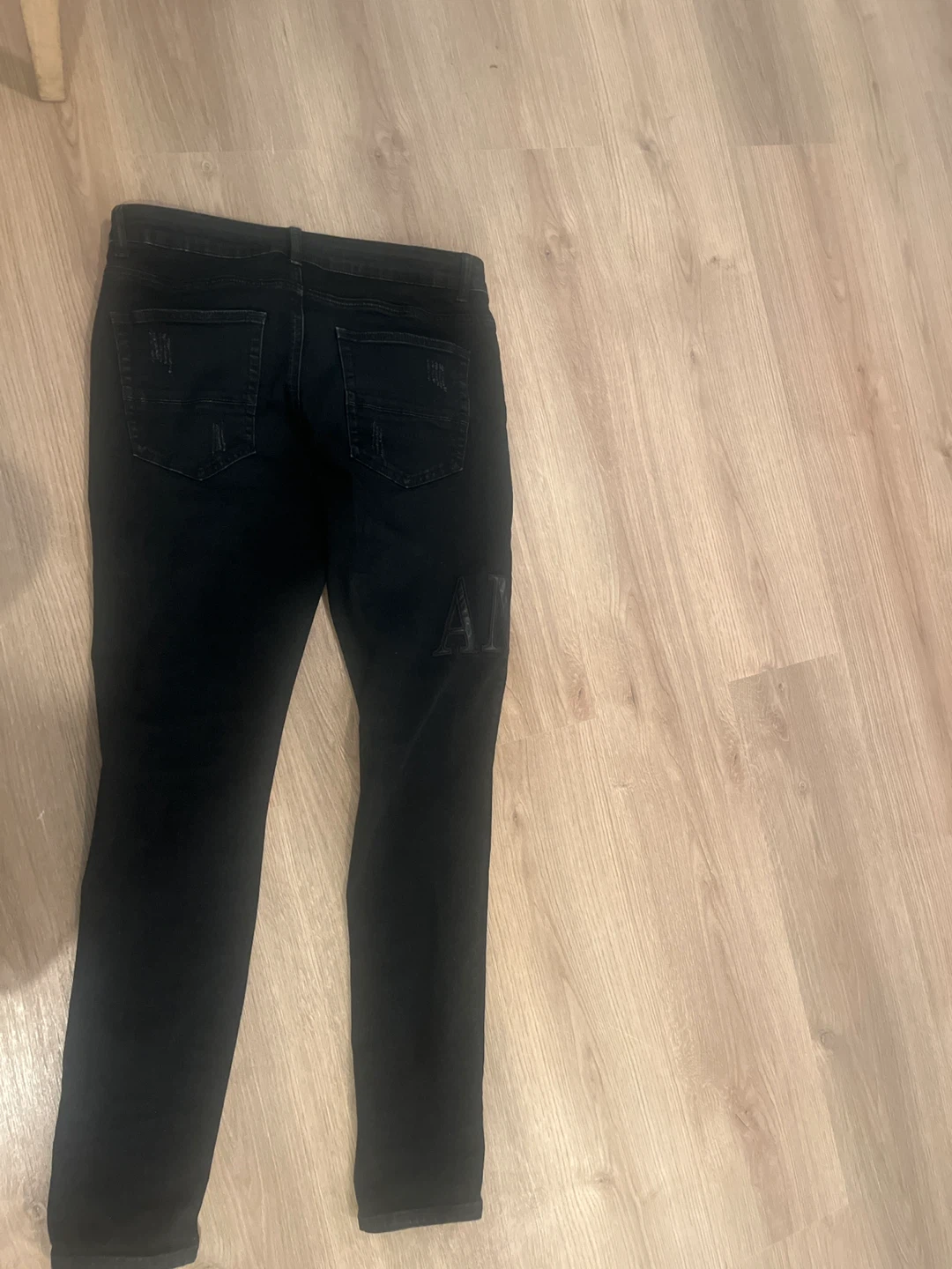Amiri Black Distressed Jeans - photo 2
