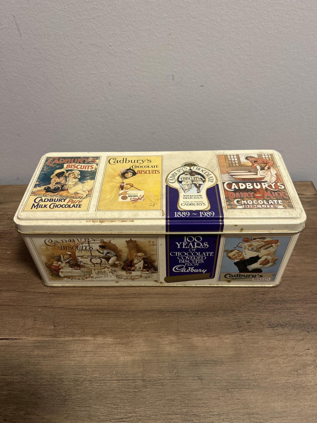 Vintage Cadbury's Chocolate Biscuits Tin