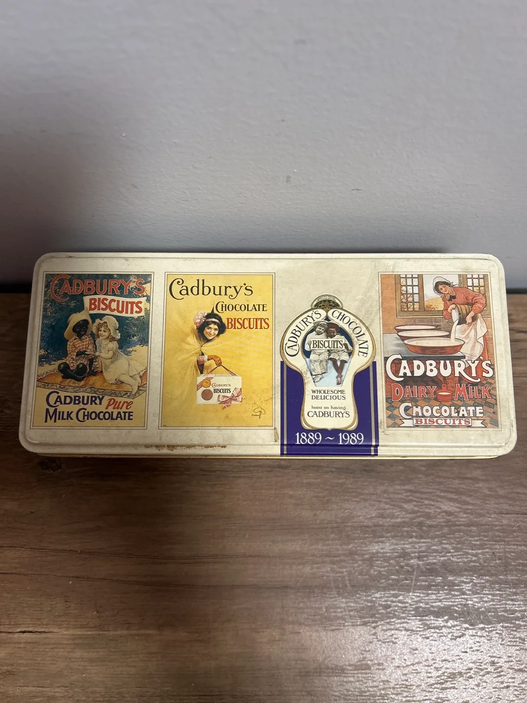 Vintage Cadbury's Chocolate Biscuits Tin image indicator(6)