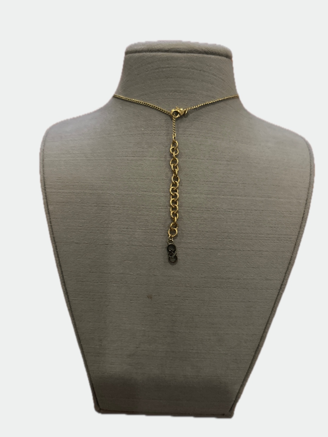 Gold-tone Necklace with Cubic Zirconia - photo 3