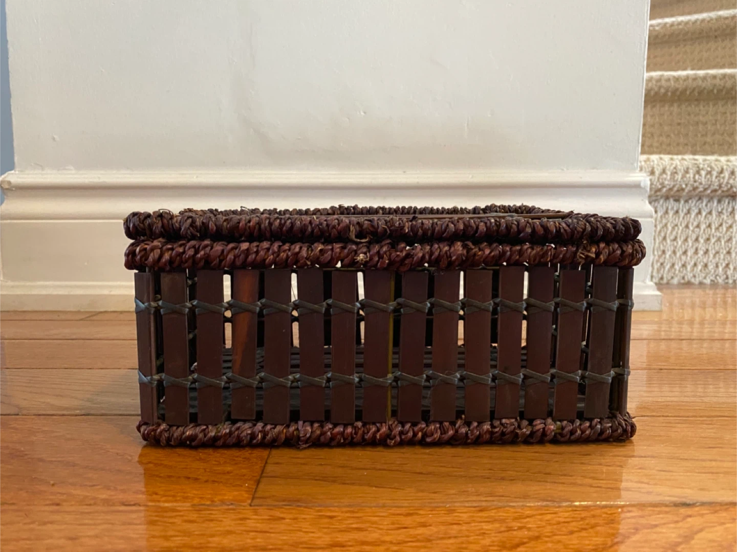Brown Wicker Storage Baskets (Set of 3) - photo 5