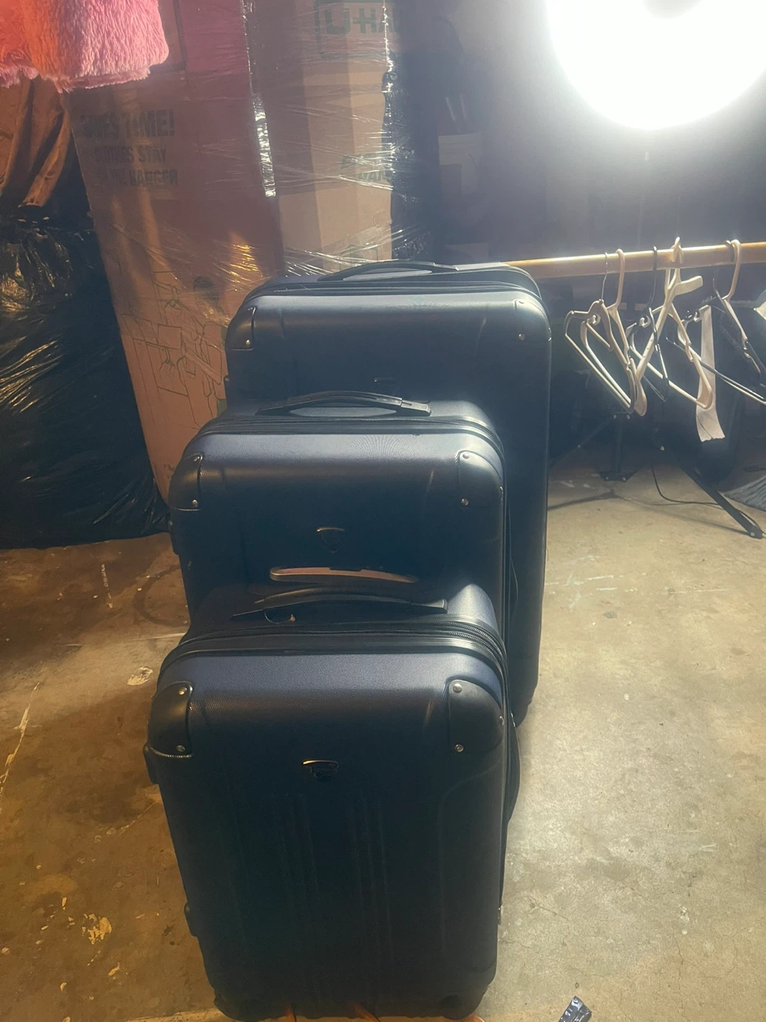 Traveler's Choice Blue Luggage Set