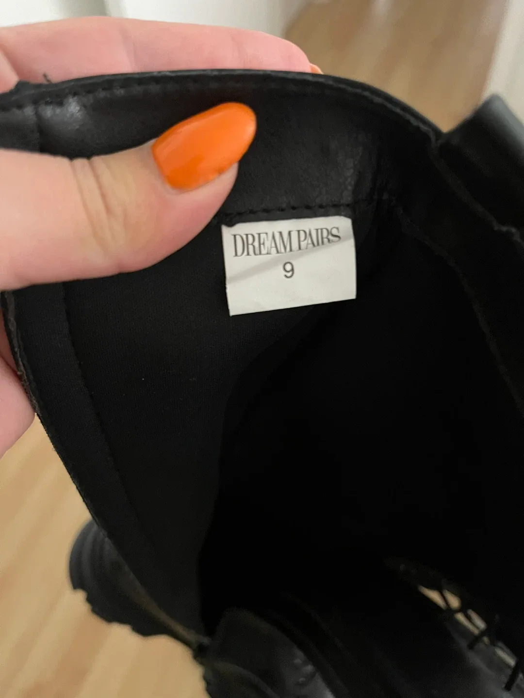 Dream Pairs Black Knee-High Lace-up Boots - Size 9 image indicator(3)