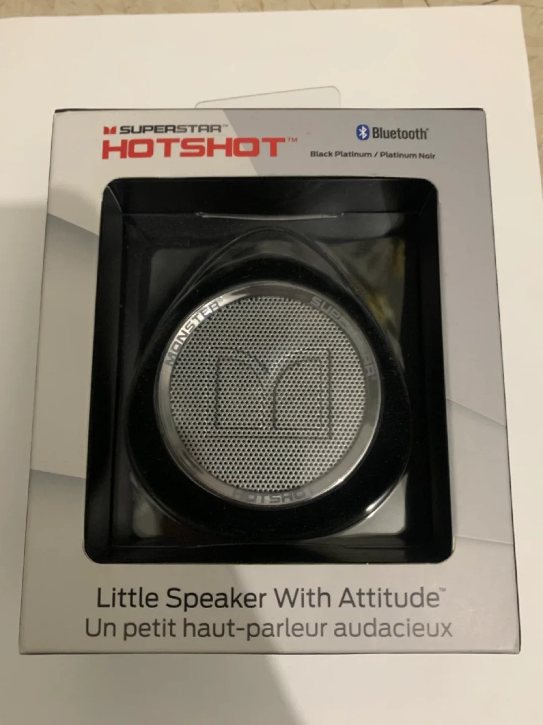 Monster Superstar Hotshot Bluetooth Speaker - Black Platinum thumbnail