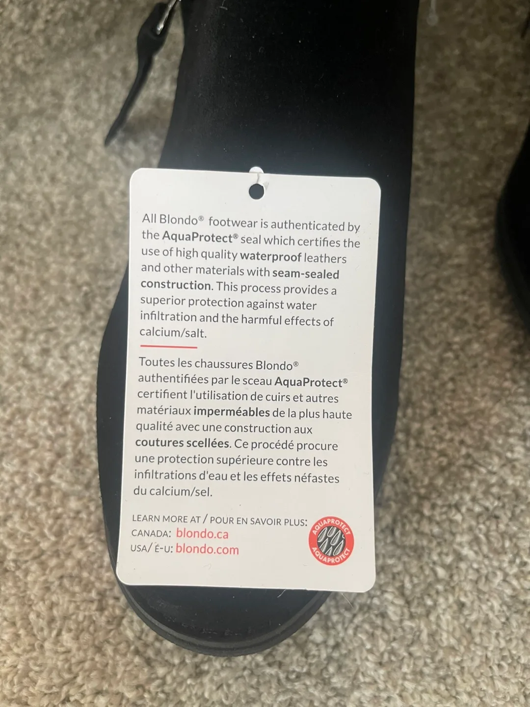 FREE GIFT+NEW BLONDO Waterproof Black Suede Ankle Boots image indicator(7)